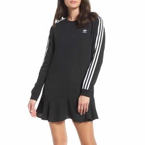 adidas flare hem dress